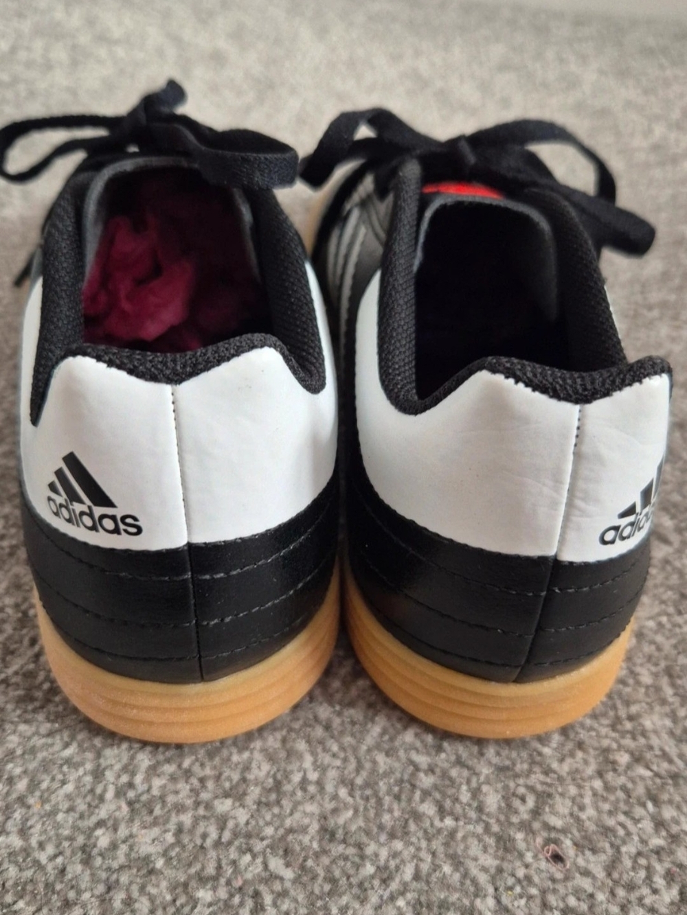 adidas Black and Gray Knit Training Sneaker
